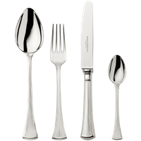 Zestaw posrebrzanych sztućców 24 el.