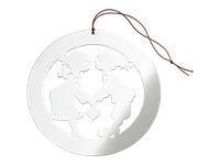 Ozdoba świąteczna posrebrzana Para Elfów A