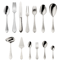 Zestaw srebrnych sztućców 39 el.