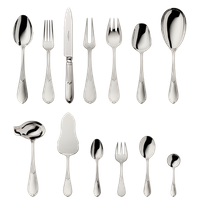 Zestaw srebrnych sztućców 69 el.