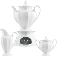 Zestaw porcelany do indywidualnej kreacji Grecque White