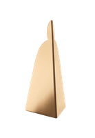 Figura Szachowa srebrna Goniec ze złoceniem