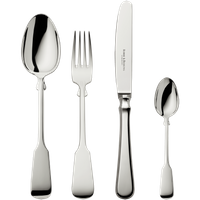 Zestaw posrebrzanych sztućców 24 el.