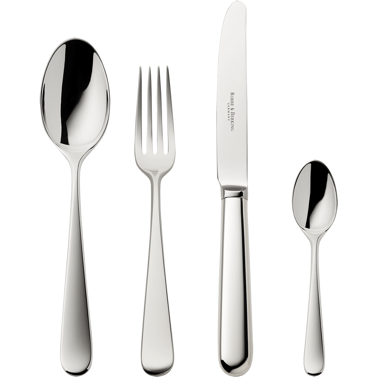 Zestaw posrebrzanych sztućców 24 el.