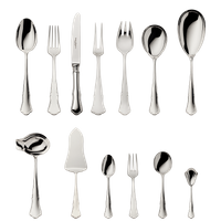 Zestaw srebrnych sztućców 69 el.