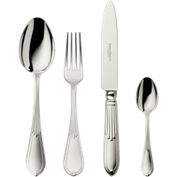 Zestaw posrebrzanych sztućców 24 el.