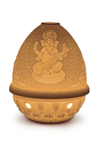 Litofania Veena Ganesha