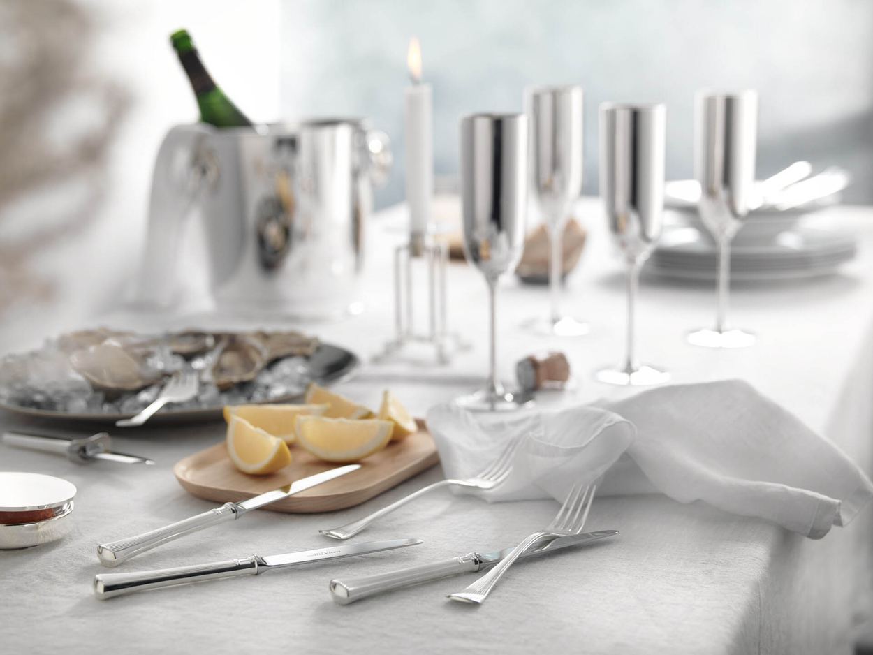 Zestaw posrebrzanych sztućców 30 el.