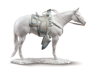 Koń White Quarter Horse