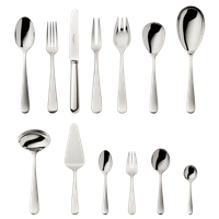 Zestaw posrebrzanych sztućców 69 el.