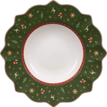 Talerz głęboki zielony