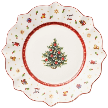 Talerz sałatkowy biały